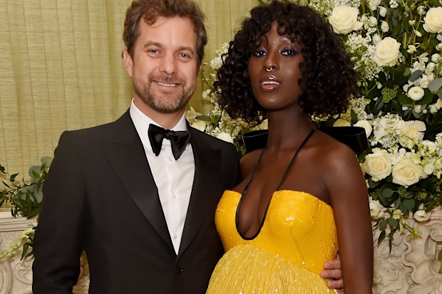Joshua Jackson and Jodie Turner-Smith attend the British Vogue and Tiffany & Co. Fashion and Film Party at Annabel's on February 2, 2020 in London, England. 