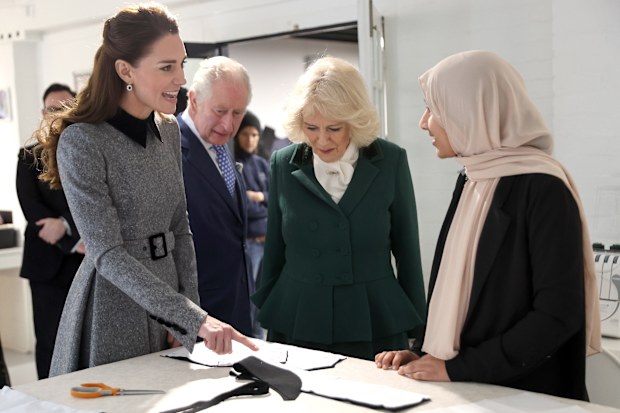 Prince Charles, Prince of Wales, Camilla, Duchess of Cornwall and Kate Middleton, Duchess of Cambridge