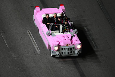 Terry Crews, Sam Worthington and David Coulthard