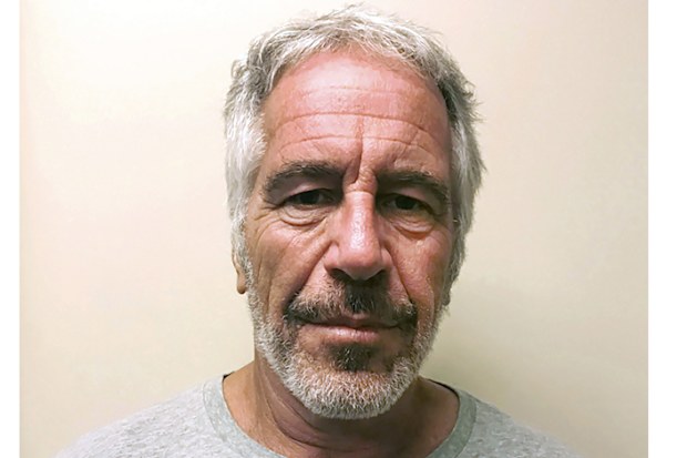 FILE - This photo provided by the New York State Sex Offender Registry shows Jeffrey Epstein, March 28, 2017. (New York State Sex Offender Registry via AP, File)
