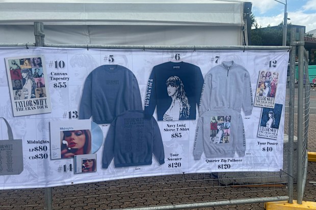Taylor Swift merchandise Sydney