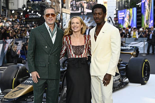 Brad Pitt, Kerry Condon and Damson Idris