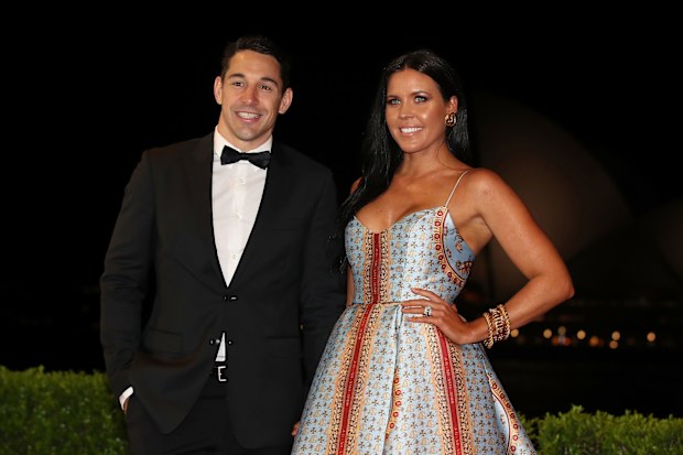 Billy Slater and Nicole Slater