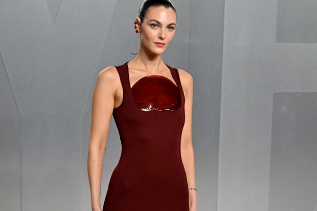 Vittoria Ceretti at the 2026 Vanity Fair Oscar Party hosted by Mark Guiducci at Los Angeles County Museum of Art on March 15, 2026 in Los Angeles, California.