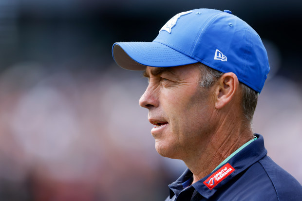 Alastair Clarkson is under fire after exchanging words on Sunday.