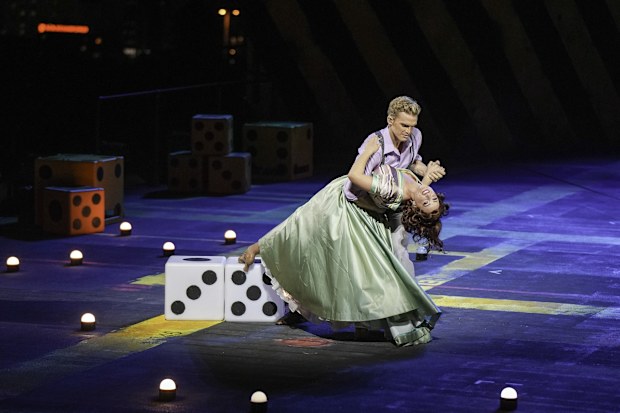 Cody Simpson in the musical Guys & Dolls