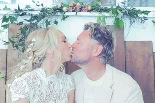 brian mcfadden marries for a third time partner Danielle Parkison daughter Ruby