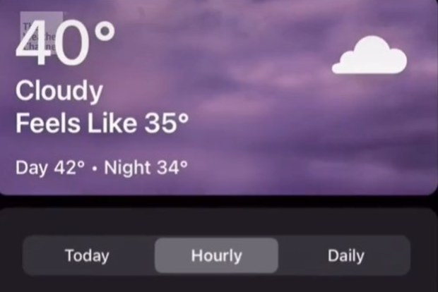 Woman decodes the weather rain forecast and it doesn't mean what you think