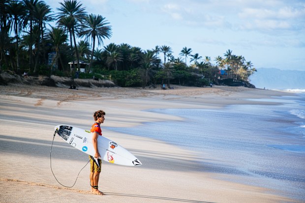 Robinson in Hawaii.