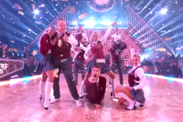 Robert Irwin dances in Dancing With The Stars group performance