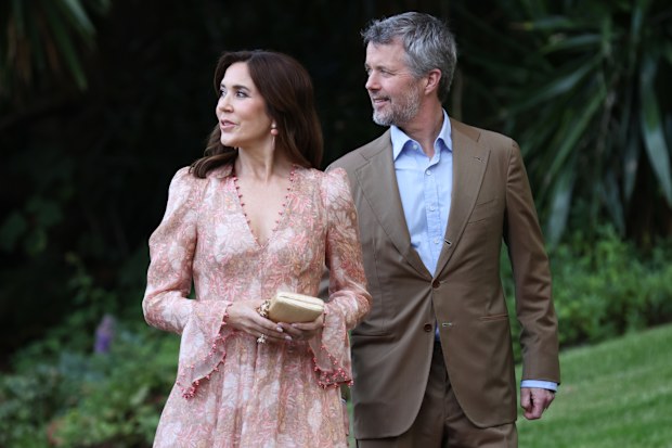 King Frederik of Denmark and Queen Mary arrive at Melbourne's Royal Botanic Gardens on March 18, 2026.
