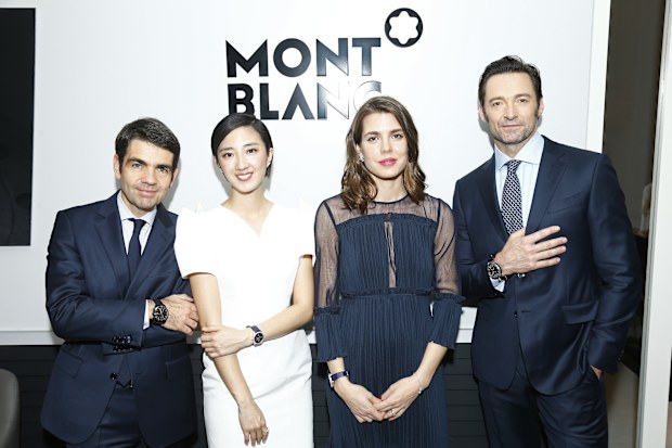 Gwei Lun Mei, Charlotte Casiraghi and Hugh Jackman 