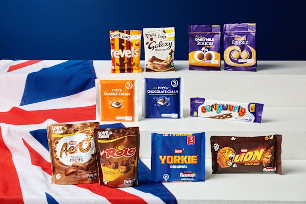 Aldi is bringing the best of British to its stores, including the Galaxy bar