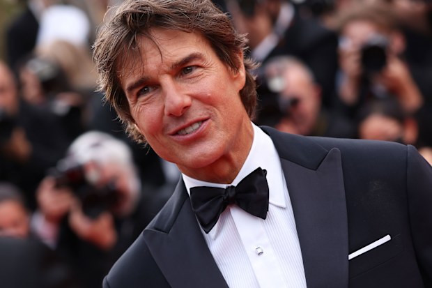Tom Cruise attends the gala screening of "Top Gun: Maverick" at the Cannes Film Festival on May 18, 2022. Vittorio Zunino Celotto/Getty Images Europe via CNN Newsource
