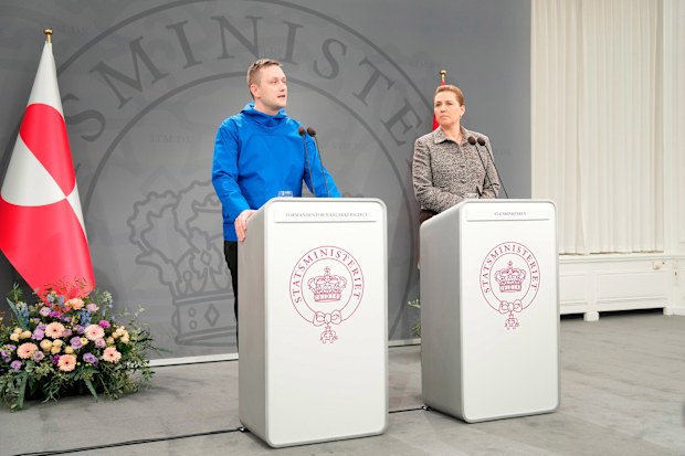 Jens-Frederik Nielsen and Mette Frederiksen