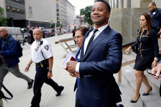 In this June 13, 2019 file photo, Cuba Gooding Jr. leaves criminal court in New York. U.S. 