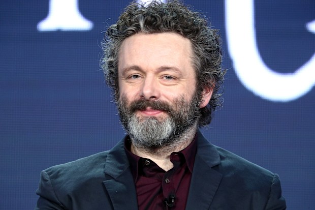 Michael Sheen at the Good Omens premiere in 2019