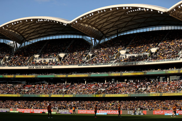 The Adelaide Oval hosted a Rugby Championship event between Australia and South Africa in 2022.