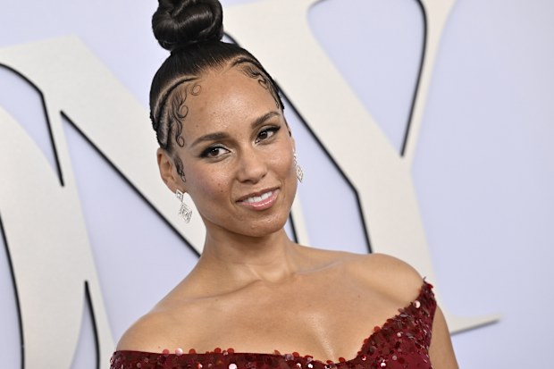 Alicia Keys arrives at the 77th Tony Awards on Sunday, June 16, 2024, in New York.