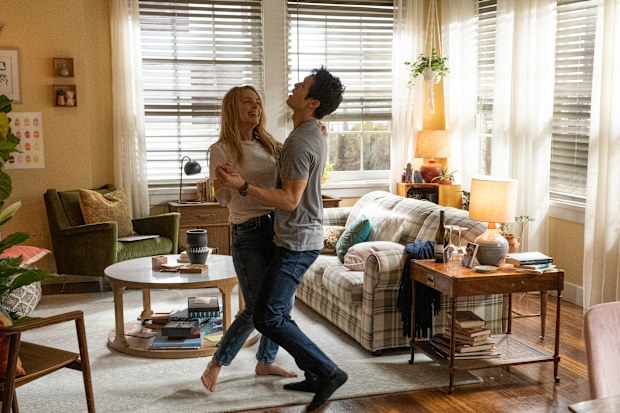 Harry Shum Jnr and Jessica Rothe in All My Life, directed by Marc Meyers. 