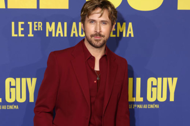 PARIS, FRANCE - APRIL 23: Ryan Gosling attends the "The Fall Guy" Premiere at UGC Normandie  on April 23, 2024 in Paris, France. (Photo by Marc Piasecki/Getty Images)