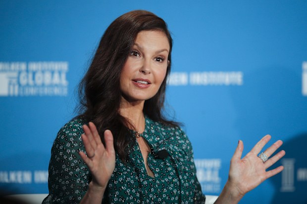 Actress Ashley Judd speaks during a discussion on feminism at the Milken Institute Global Conference Monday, April 30, 2018, in Beverly Hills, Calif. (AP Photo/Jae C. Hong)