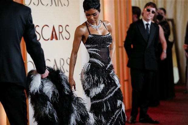 Teyana Taylor at the 98th Annual Oscars held at Dolby Theatre on March 15, 2026 in Hollywood, California.