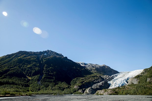 FILE - This Tuesday, Sept. 1, 2015 file photo shows the Exit Glacier in Seward, Alaska, which according to National Park Service research has retreated approximately 1.25 miles over the past 200 years. Since 2000, Alaskas Exit Glacier has lost more than 715 million tons (650 million metric tons) of snow and ice, with more than 380 million tons (350 million metric tons) since 2010. According to a study released on Wednesday, April 28, 2021 in the journal Nature, the world's 220,000 glaciers are m