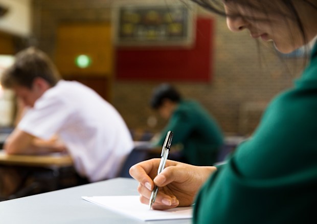 Stock photos for HSC exams. Year 11 students at Concord High School posing for a photo, Sydney. 13th October 2016 Photo: Janie Barrett