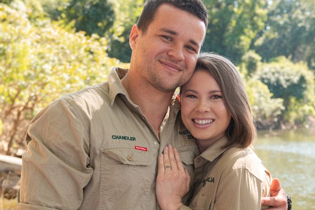 Bindi Irwin with husband Chandler Powell.