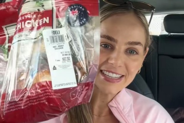 coles roast chicken free tiktok content creator miranda brady
