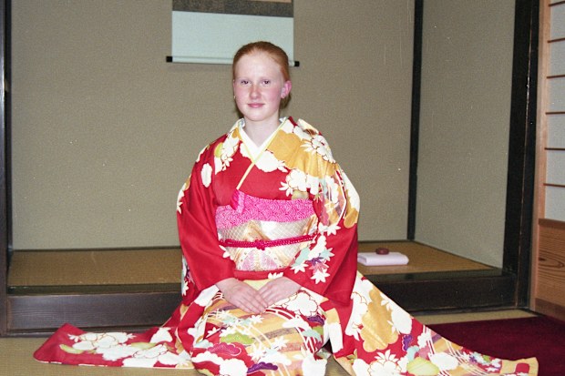 Casey's symptoms started after a trip to Japan as a teenager.