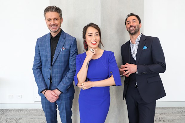 Jock Zonfrillo, Melissa Leong and Andy Allen - MasterChef judges announced in 2019.