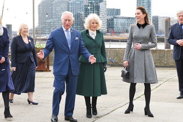 Prince Charles, Prince of Wales, Camilla, Duchess of Cornwall and Kate Middleton, Duchess of Cambridge