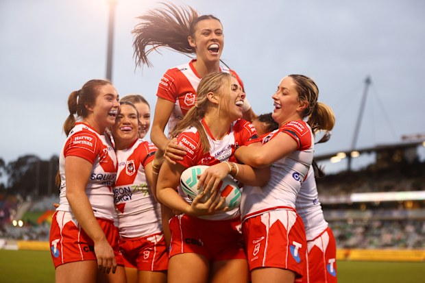 Indie Bostock NRLW debutunda.