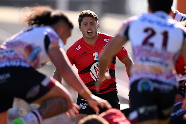 James O'Connor of the Crusaders looks on in Christchurch.