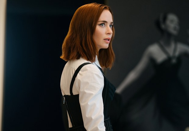 (Center) Emily Blunt as Emily Charlton in 20th Century Studios' THE DEVIL WEARS PRADA 2. Photo courtesy of 20th Century Studios. © 2026 20th Century Studios. All Rights Reserved.