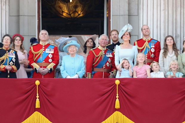 Prince Harry Meghan Markle royal family Trooping the Colour