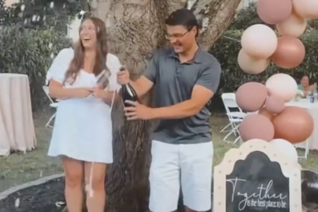 Drianna Buono and her fiance Matthew.