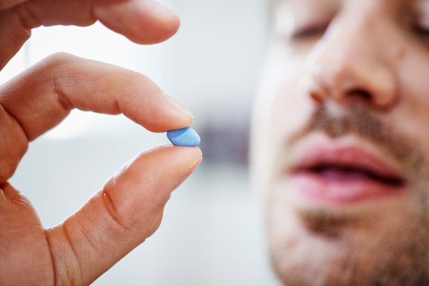 A man taking erectile dysfunction medication viagra. (AAP)
