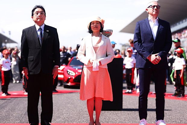 Princess Akiko and Stefano Domenicali