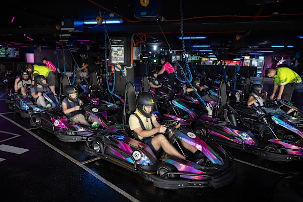 p5o8rk SMH NEWS: Randwick Council wants to shut down Hyper Karting to increase parking spaces at Moore Park. March 12th, 2026, Photo: Wolter Peeters, The Sydney Morning Herald. ***SMH FIRST USE***