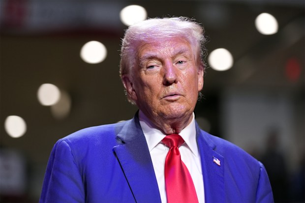 Republican presidential nominee former President Donald Trump speaks at a campaign event at the Indiana University of Pennsylvania Ed Fry Arena, Monday, Sept. 23, 2024, in Indiana, Pa. (AP Photo/Alex Brandon)