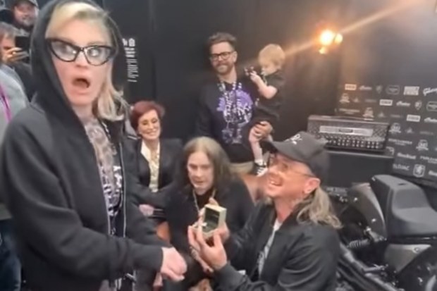 kelly osbourne gets engaged to sid wilson at father ozzy osbourne gig
