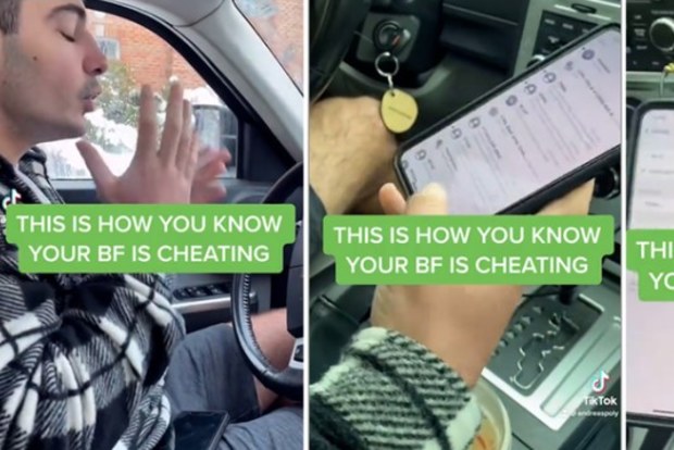 Woman claims to have caught boyfriend cheating after wifi settings on his phone.