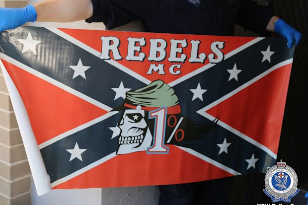 Rebels propaganda was found at one of the properties 