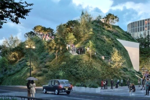 What the Marble Arch Mound was meant to look like