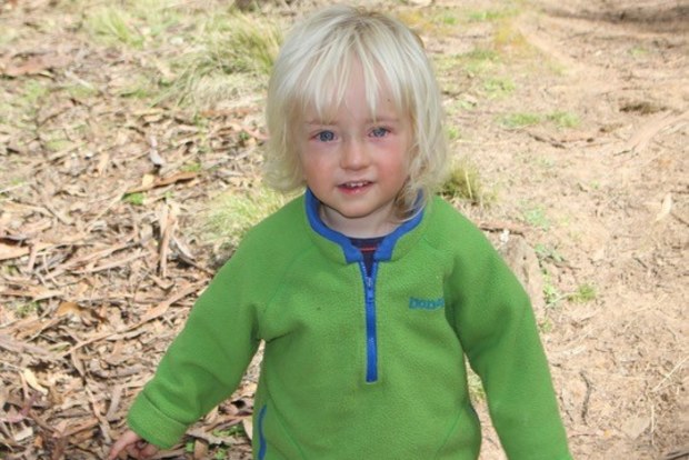 Tom Smith as a small child.