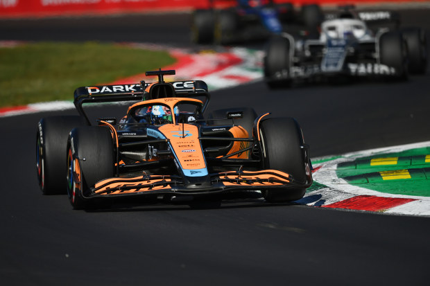 Daniel Ricciardo of Australia driving the (3) McLaren MCL36 Mercedes on track during the F1 Grand Prix of Italy at Autodromo Nazionale Monza on September 11, 2022 in Monza, Italy. (Photo by Dan Mullan/Getty Images)