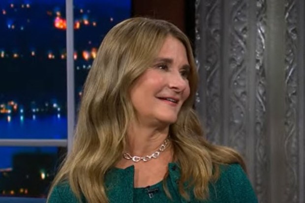 melinda french gates on the late show with stephen colbert
